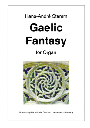 Book cover for Gaelic Fantasy for organ
