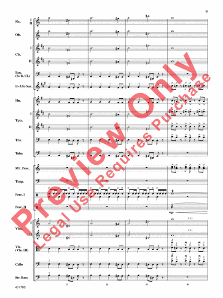 Godzilla Full Orchestra scores gallery preview page 10