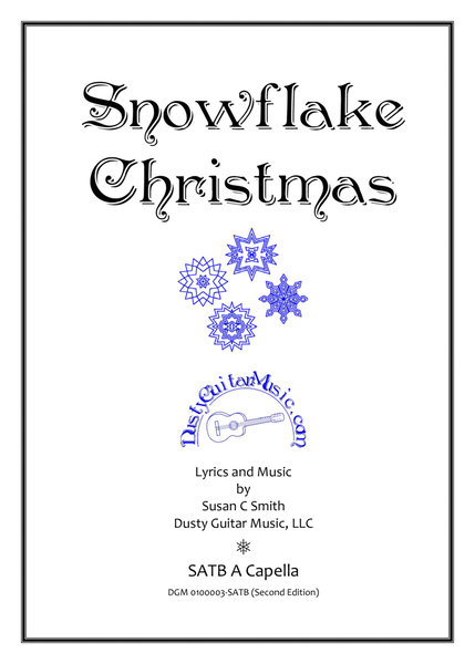 Snowflake Christmas SATB A Capella image number null