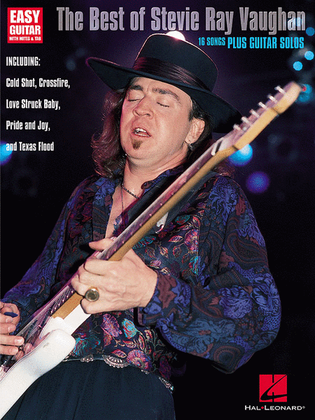 Book cover for The Best Of Stevie Ray Vaughan - Easy Guitar