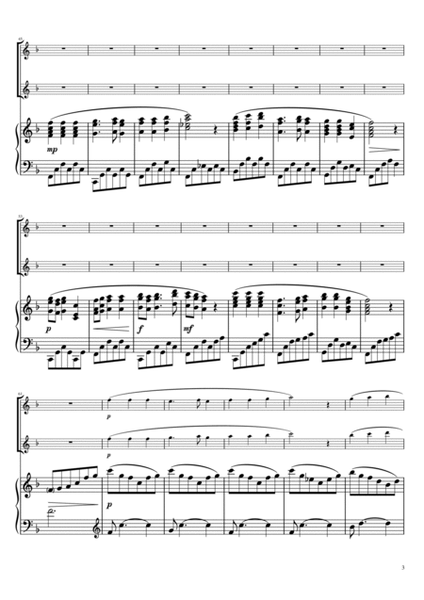 "furusato" (Fdur) piano trio/ flute duet