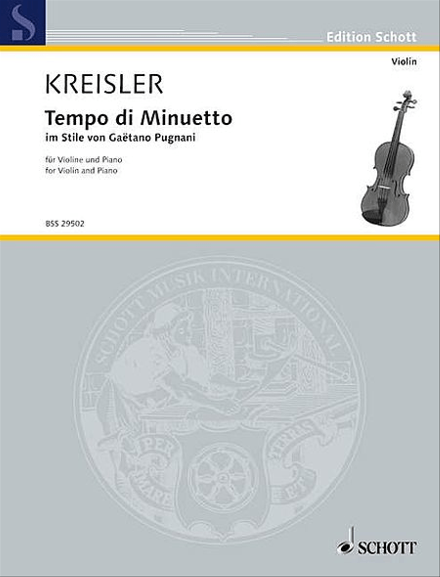 Tempo di Minuetto Tempo di Minuetto Violin Solo scores gallery preview page 1