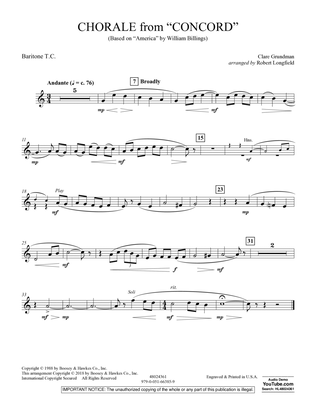 Chorale from Concord - Baritone T.C.