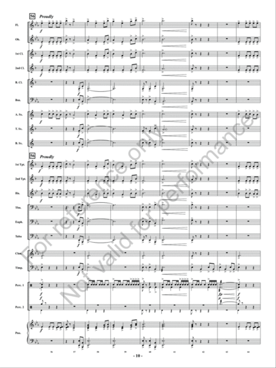 Summon The King Summon The King Concert Band scores gallery preview page 11