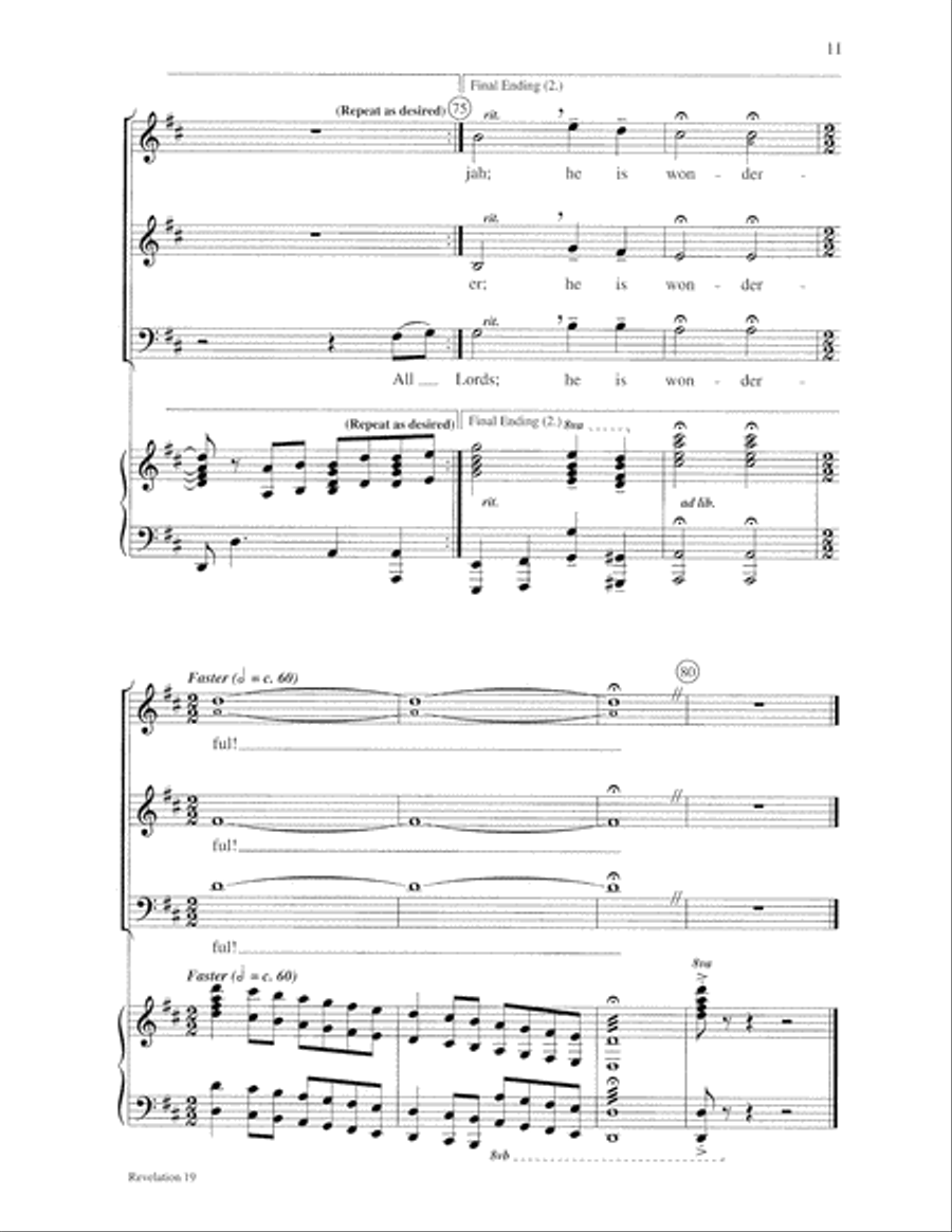 Revelation 19 Revelation 19 3-Part scores gallery preview page 11
