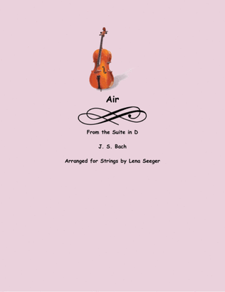 Book cover for Air from the Suite in D