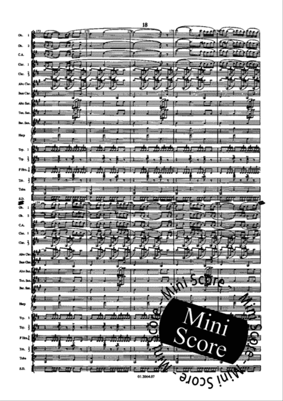 Bolero Concert Band scores gallery preview page 22