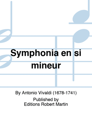 Symphonia en si mineur