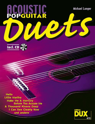 Book cover for Acoustic Pop Guitar - Duets