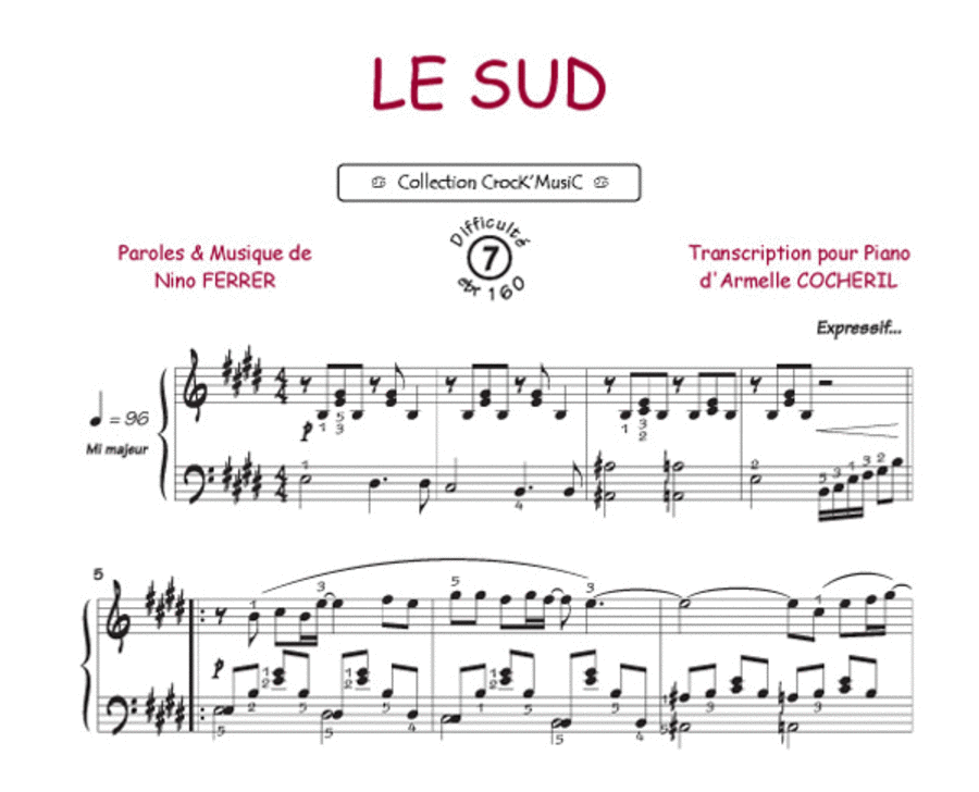 Le sud (Collection CrocK'MusiC)