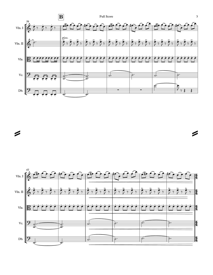 No Time For Caution from the Paramount Pictures film INTERSTELLAR String Orchestra scores gallery preview page 4