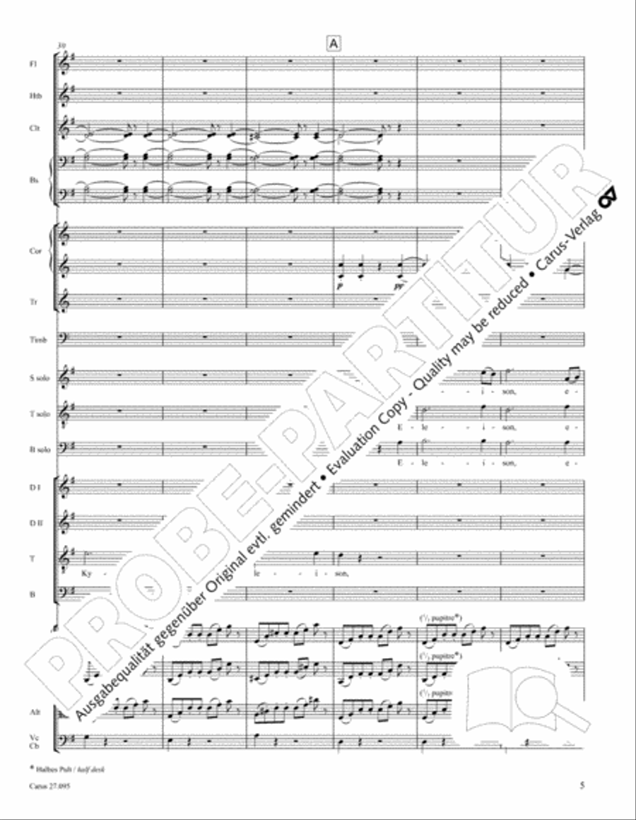 Messe solennelle de sainte Cecile STB scores gallery preview page 18