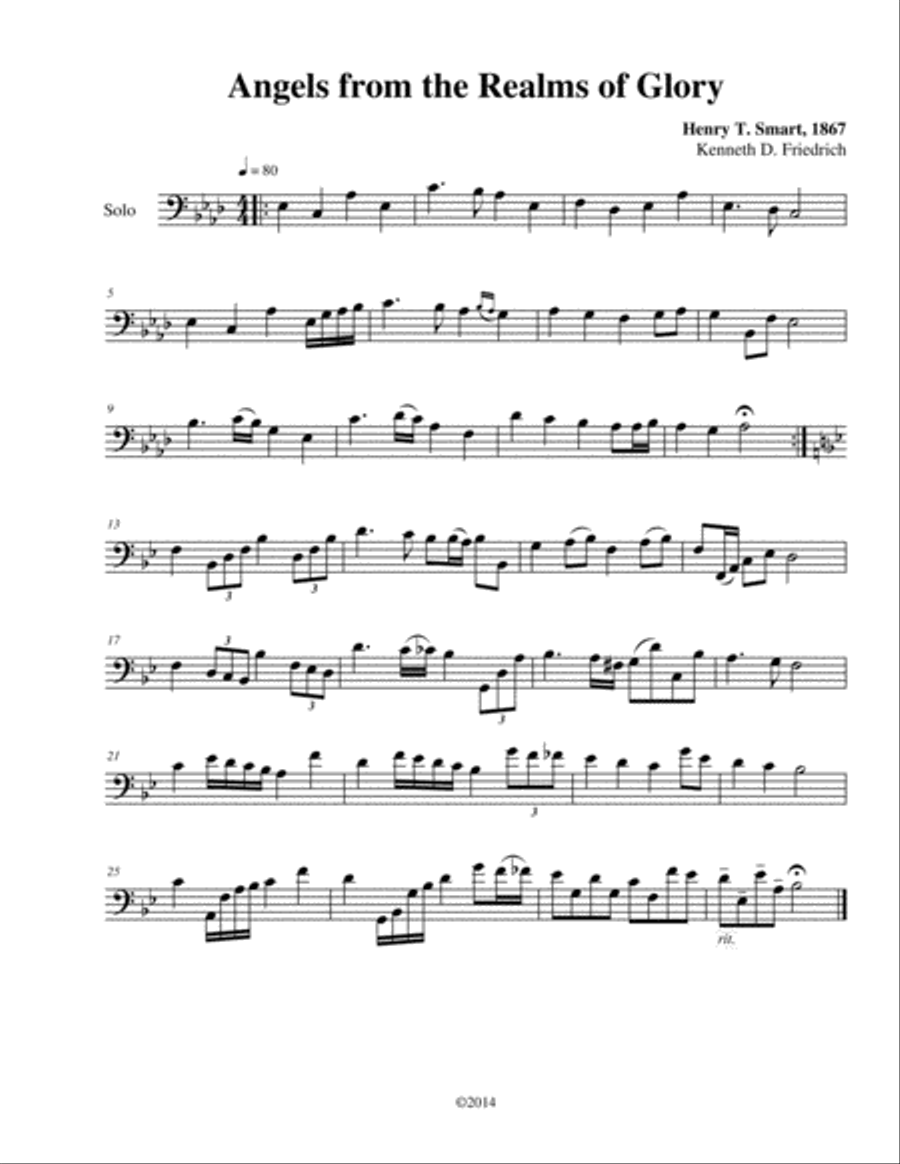 60 Christmas Hymns for the Solo Performer Bassoon Solo scores gallery preview page 4