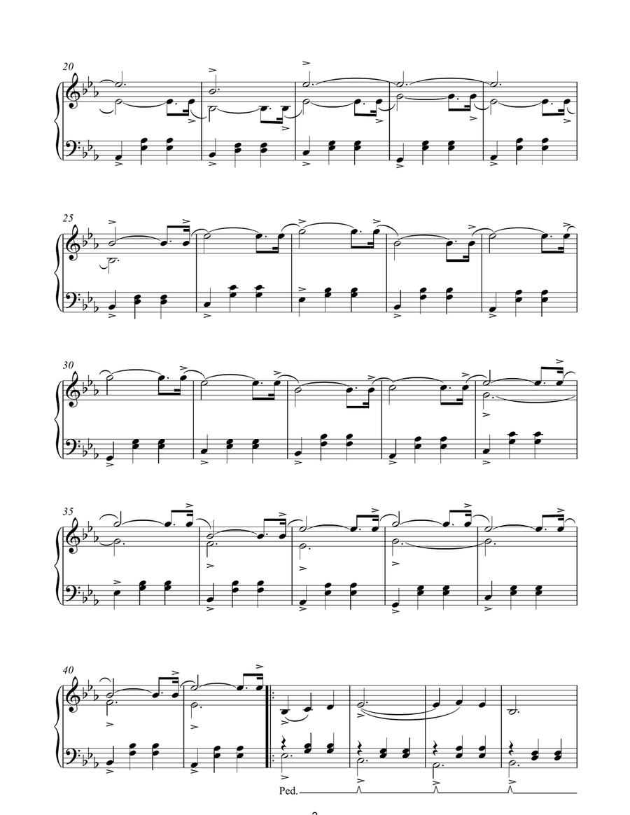Sheep 'N' Tides Piano Solo scores gallery preview page 2