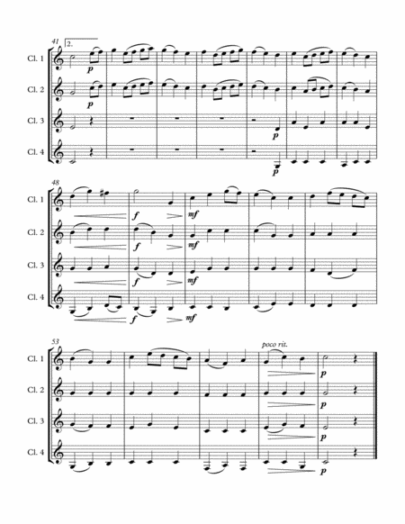 The Ash Grove (Clarinet Quartet)