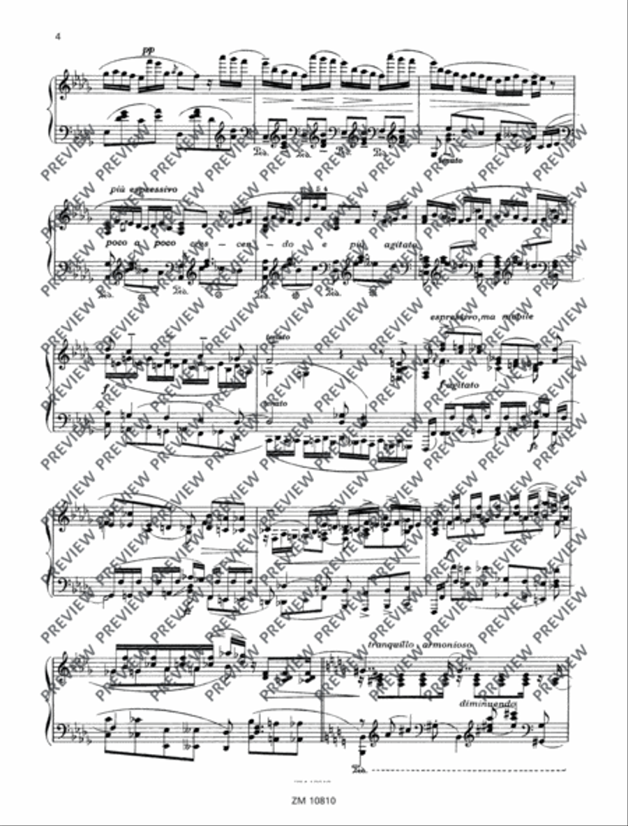 Sonata romantica Piano Solo scores gallery preview page 5