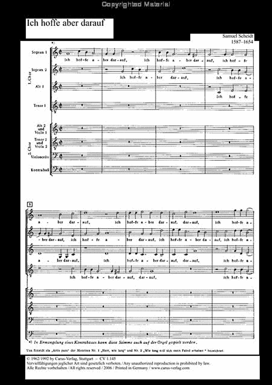 Ich hoffe aber darauf Choir scores gallery preview page 3