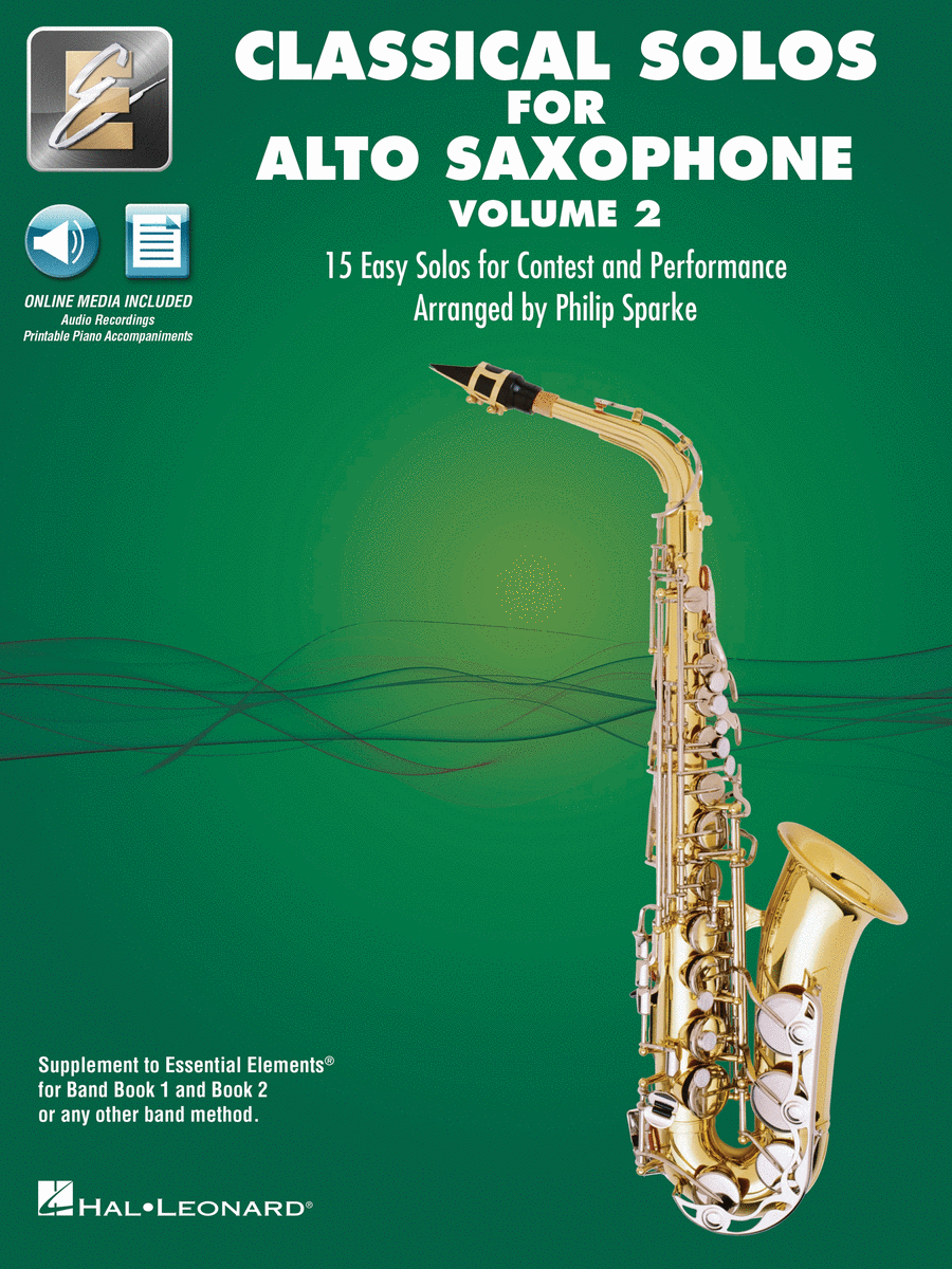 Classical Solos for Alto Sax – Volume 2 Concert Band Methods scores gallery preview page 1
