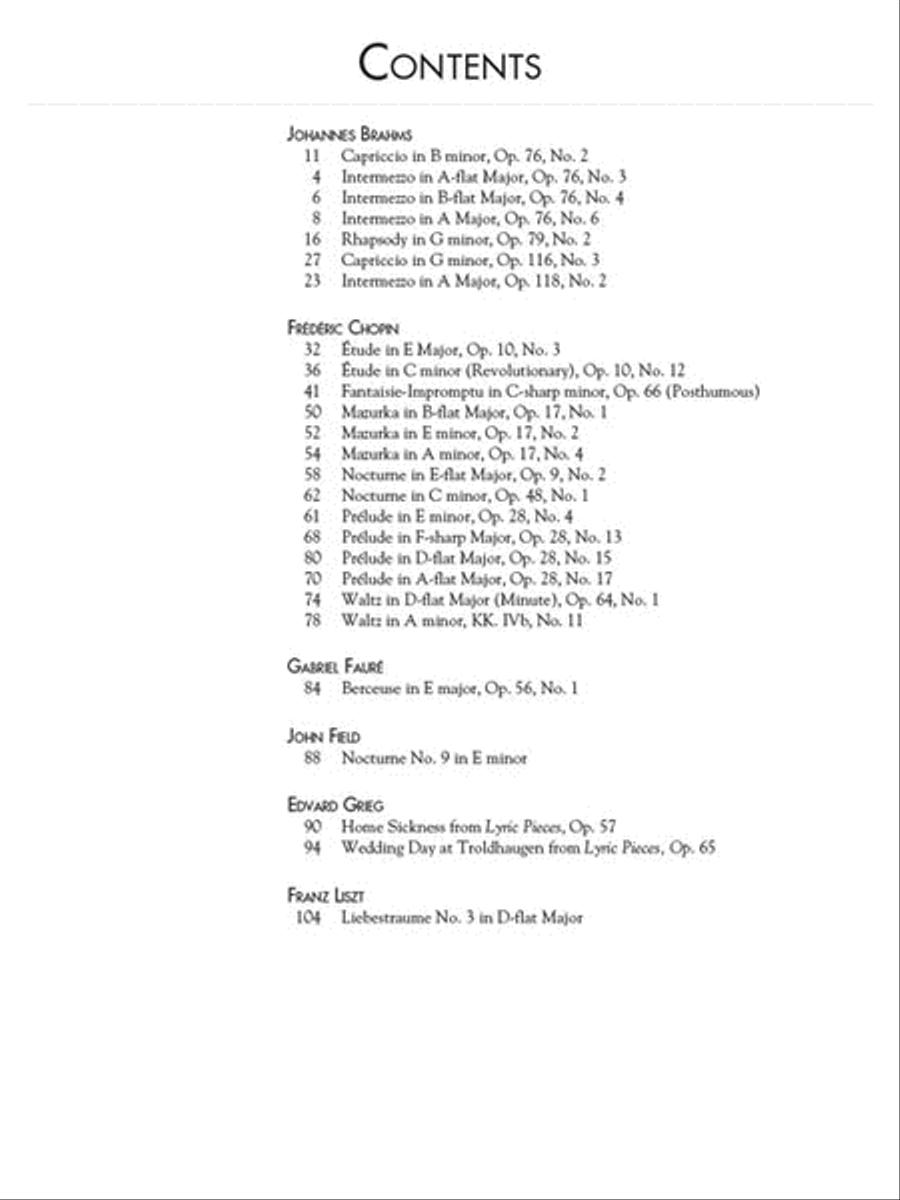 The Romantic Era Piano Album Piano Solo scores gallery preview page 2