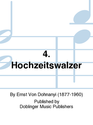 Book cover for 4. Hochzeitswalzer