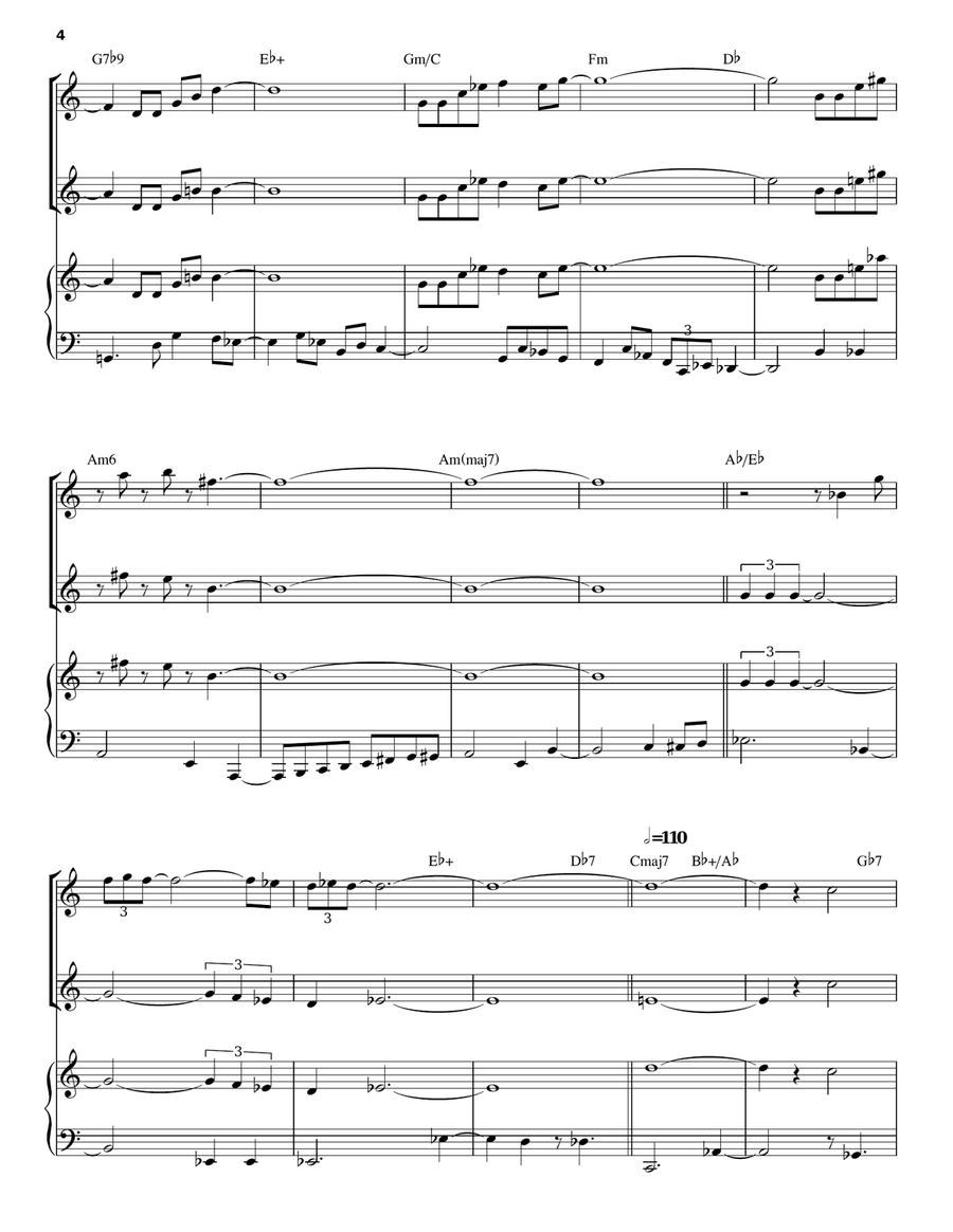 What A Friend Piano, Vocal scores gallery preview page 4