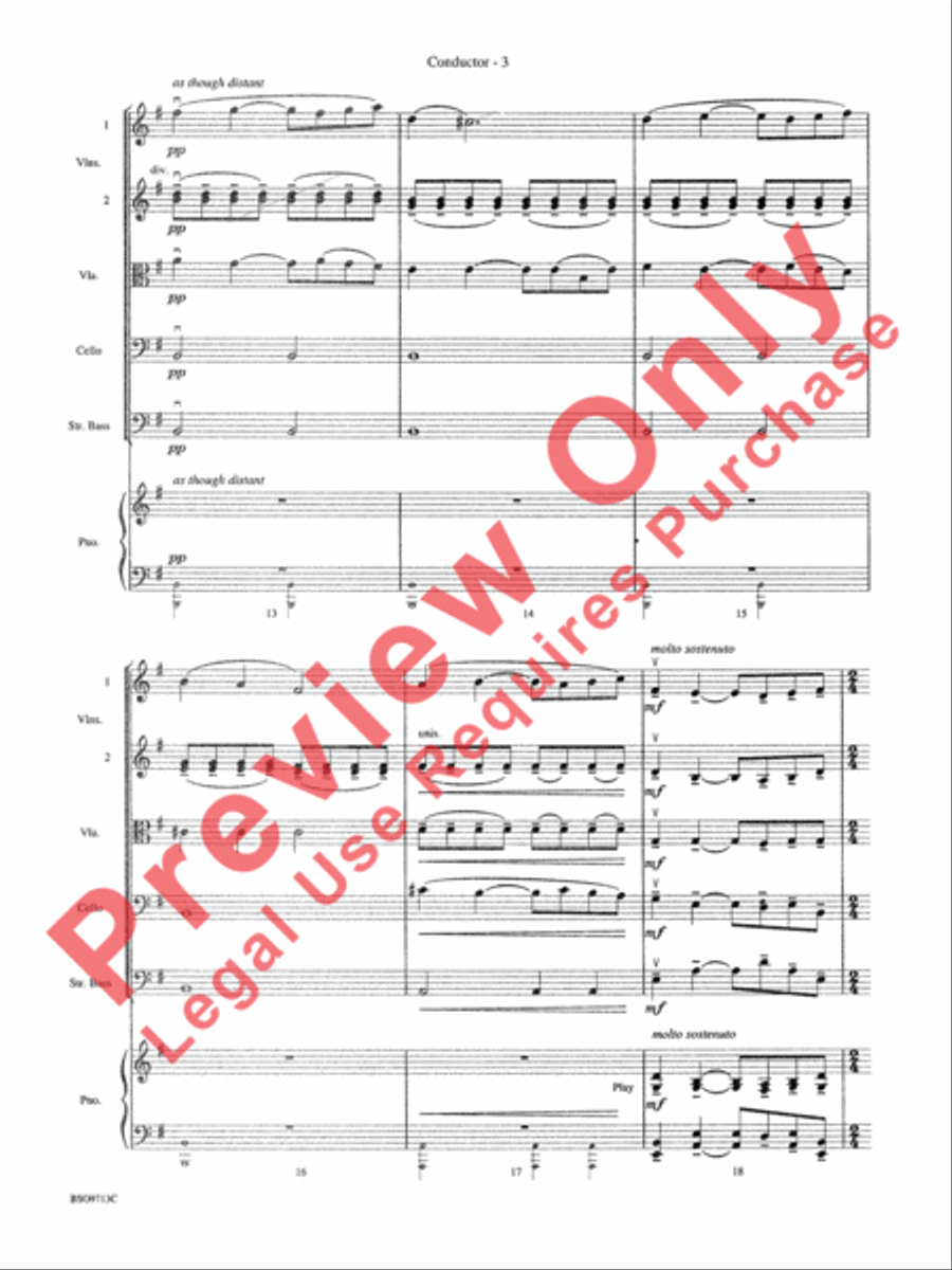 Pavane String Orchestra scores gallery preview page 5