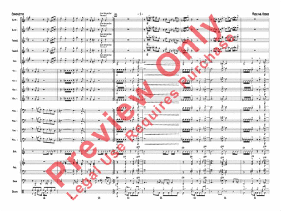 Pecking Order Jazz Ensemble scores gallery preview page 6