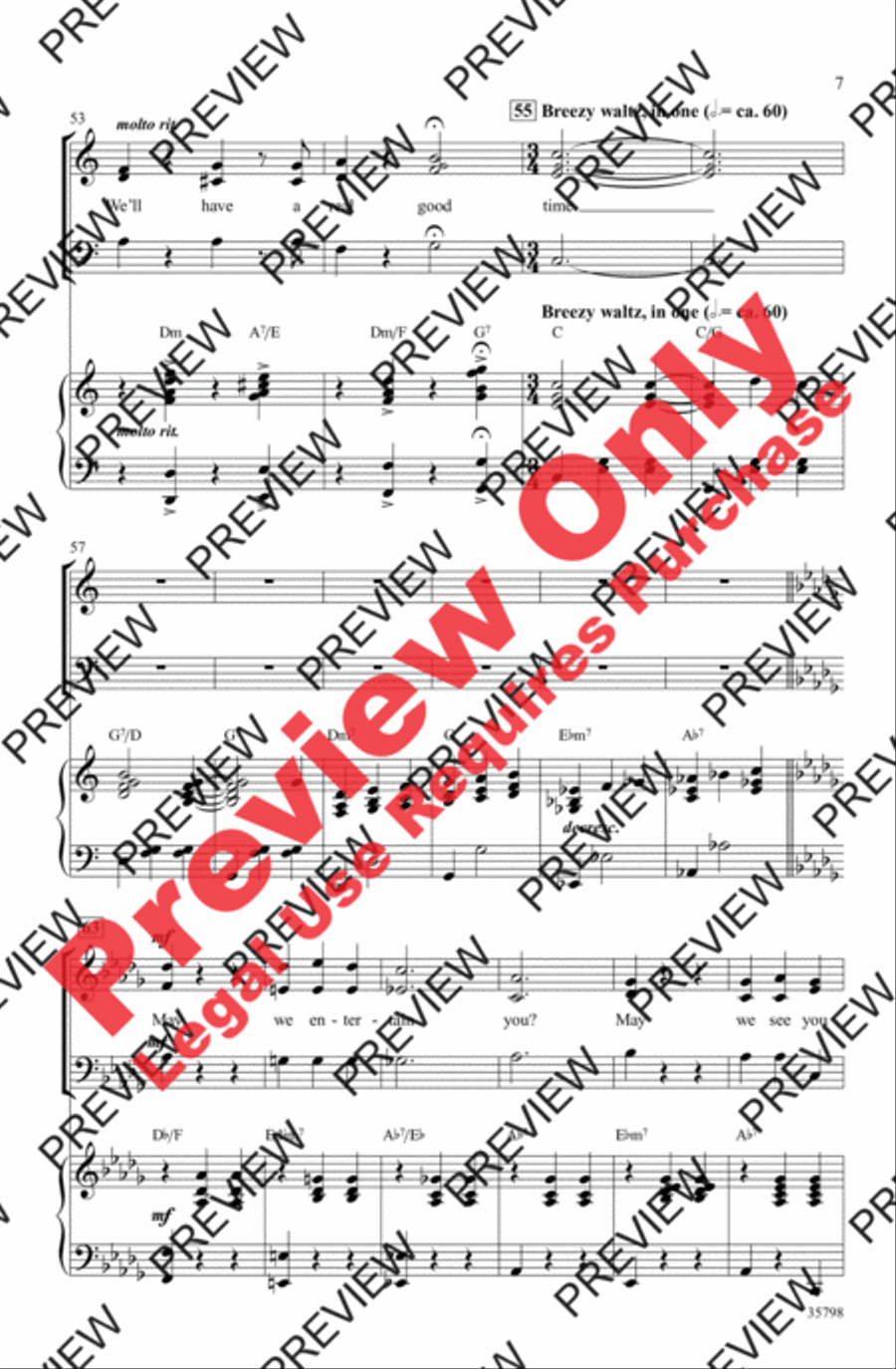 Let Me Entertain You Let Me Entertain You 3-Part scores gallery preview page 7