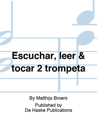 Book cover for Escuchar, leer & tocar 2 trompeta