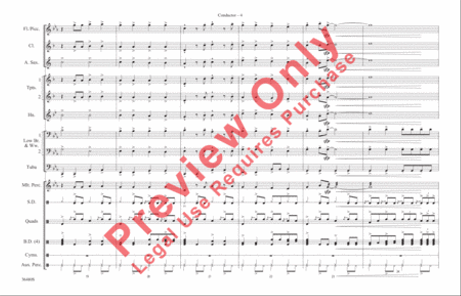 Holiday Holiday Marching Band scores gallery preview page 5