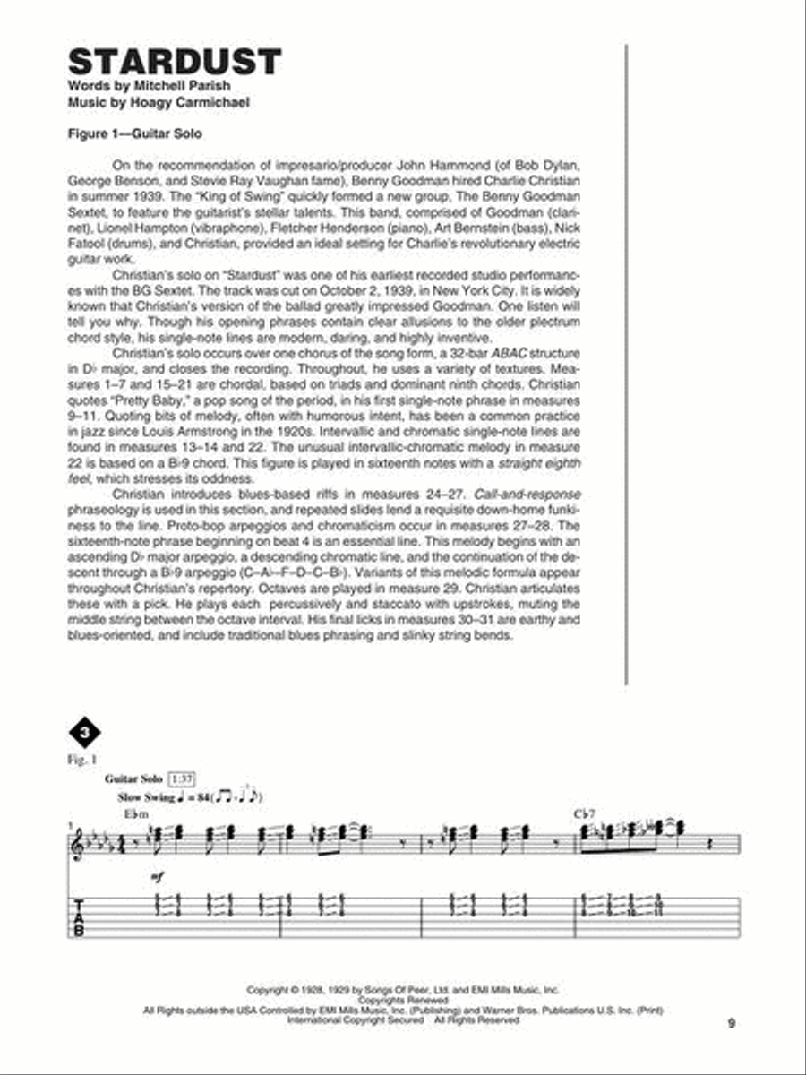 The Best of Charlie Christian Electric Guitar scores gallery preview page 6