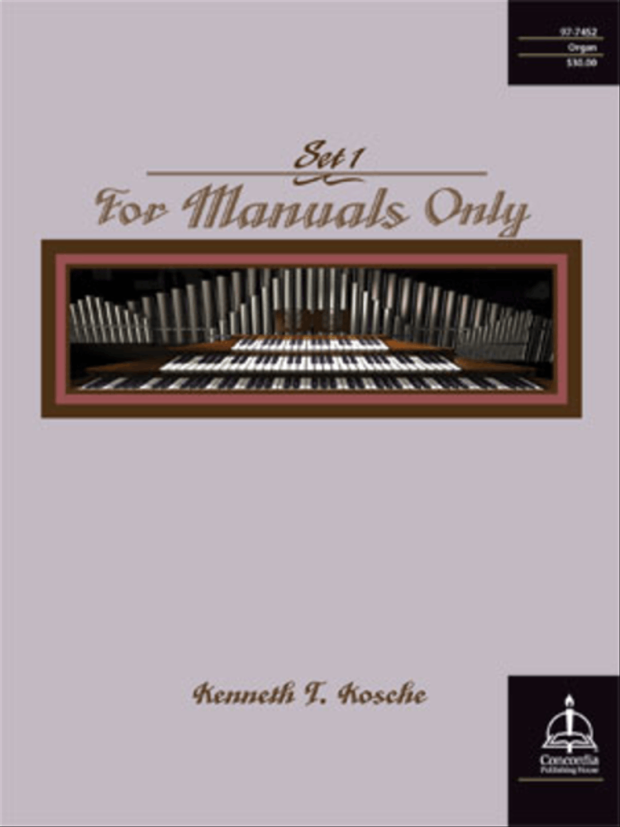 For Manuals Only, Set 1 Organ scores gallery preview page 1