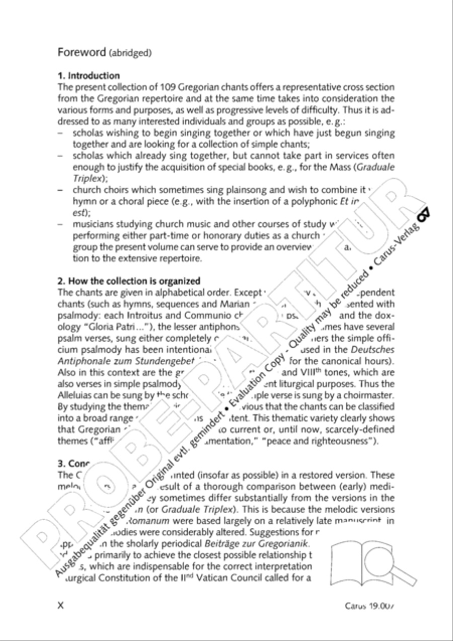 In hymnis et canticis. Gregorian chant collection Choir scores gallery preview page 11