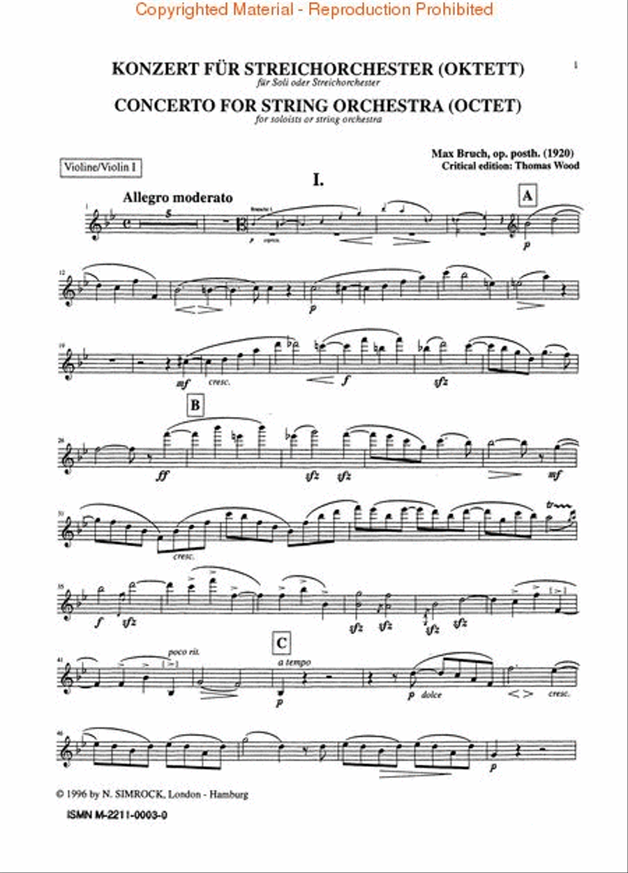 String Octet, Op. Posthumous Cello scores gallery preview page 2