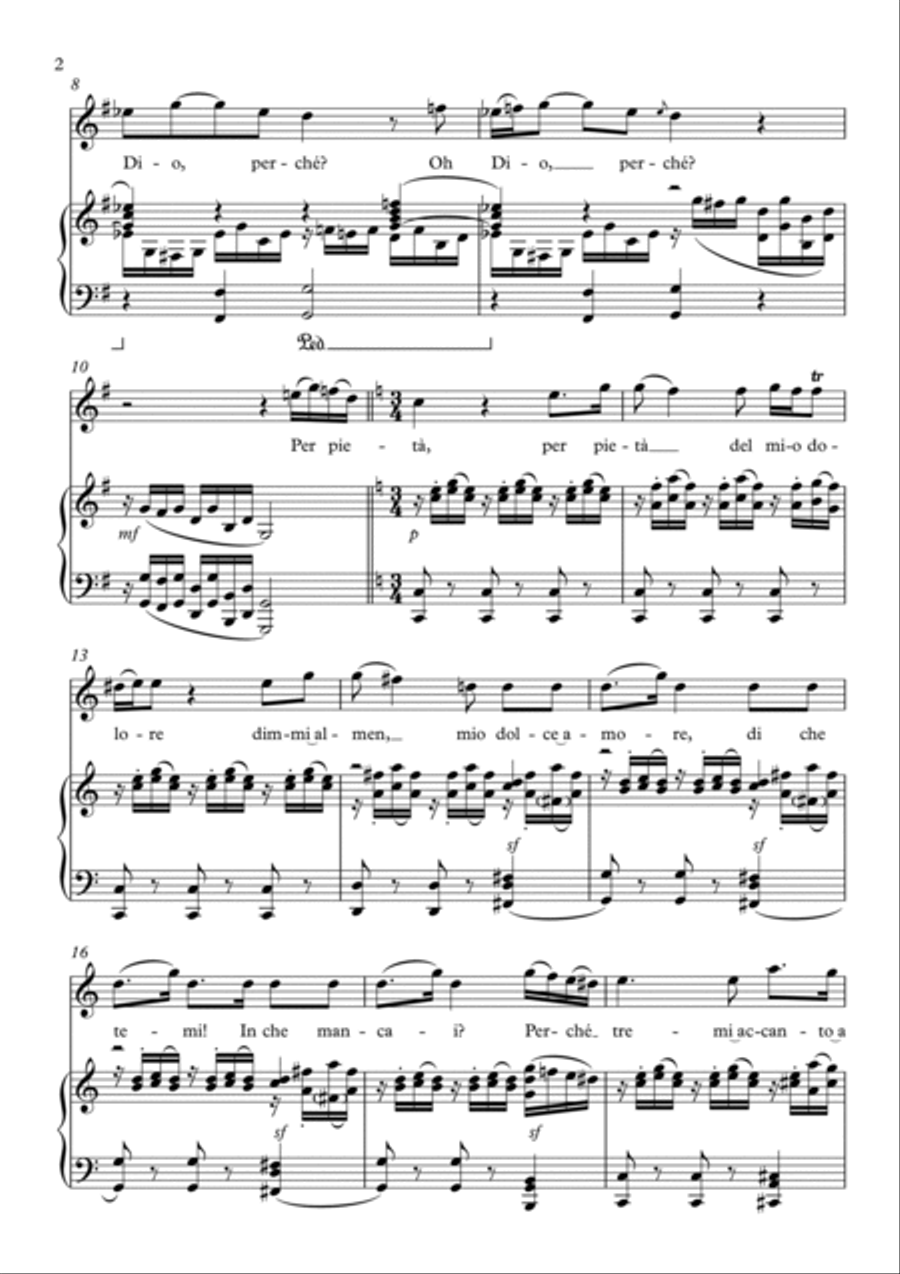 Senza un addio? Voice scores gallery preview page 2