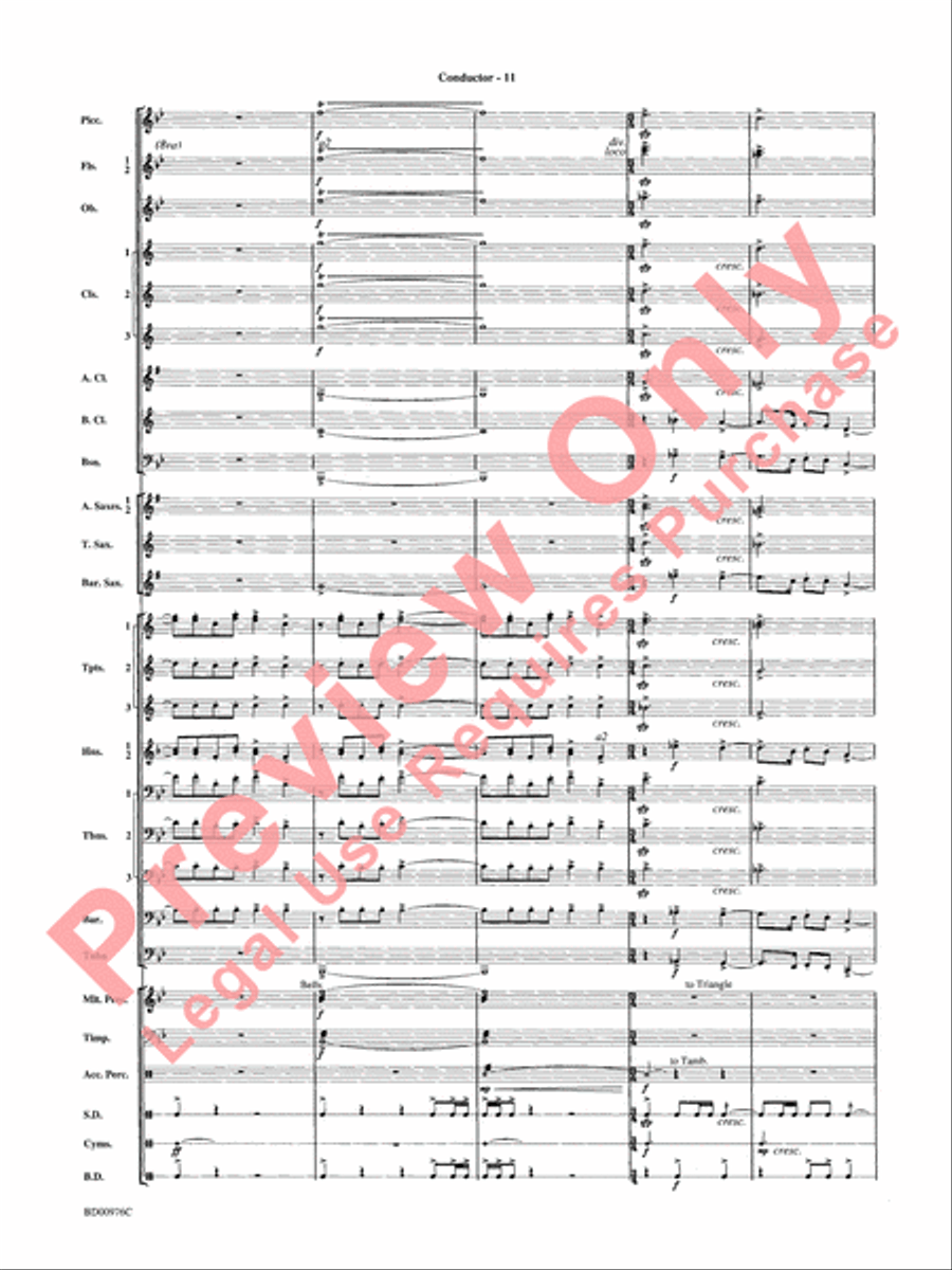 Covenant Covenant Concert Band scores gallery preview page 13