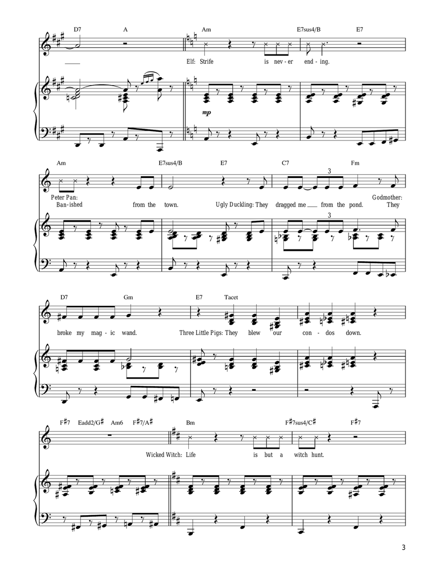 Story Of My Life Piano, Vocal, Guitar scores gallery preview page 3