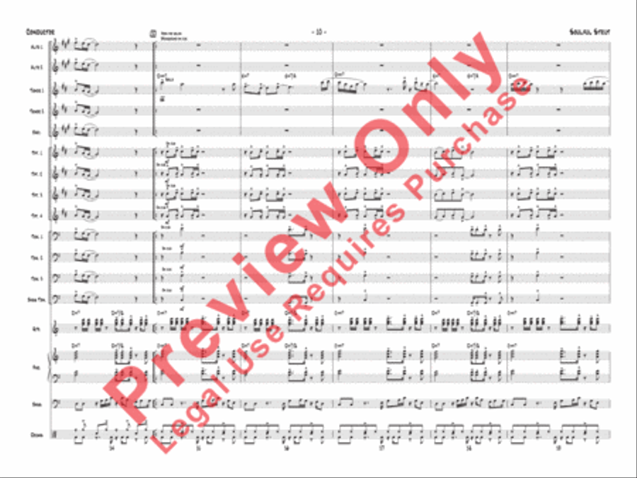 Soulful Strut Jazz Ensemble scores gallery preview page 11