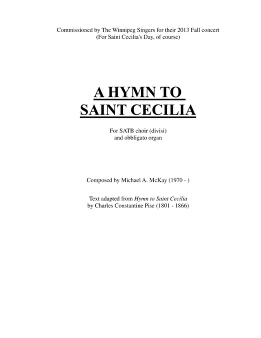 A Hymn to Saint Cecilia image number null