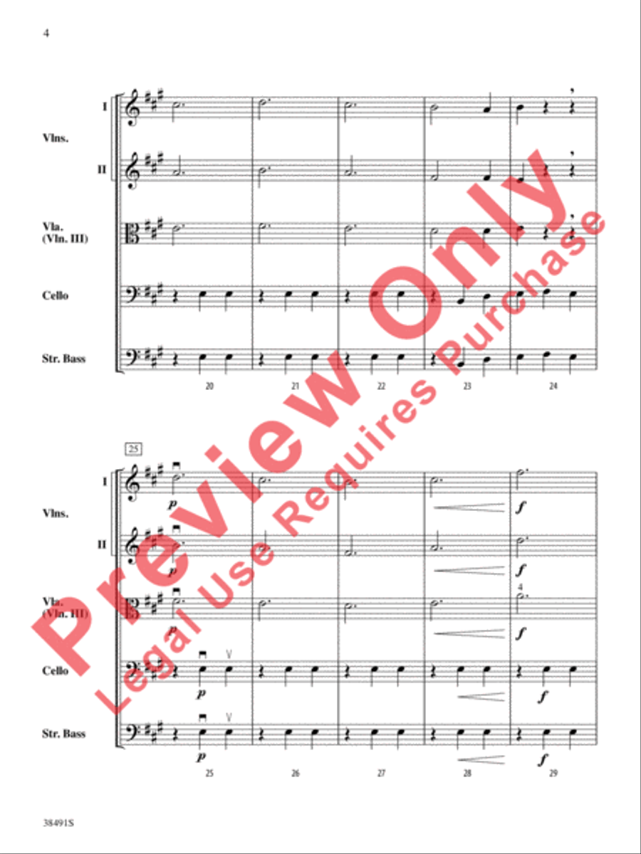 Western Dreams String Orchestra scores gallery preview page 5