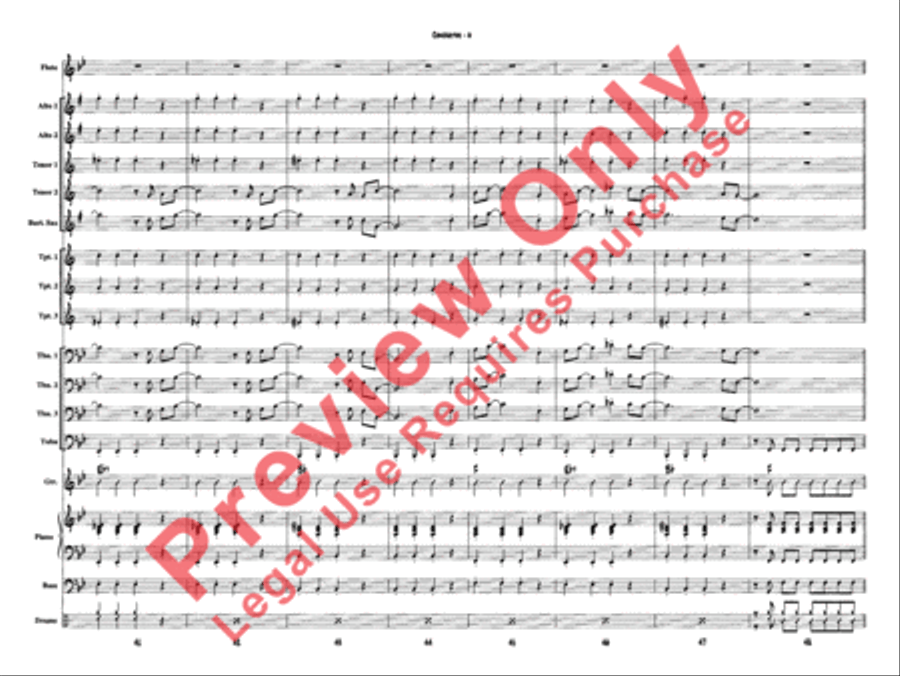 Ben's Blues Jazz Ensemble scores gallery preview page 8