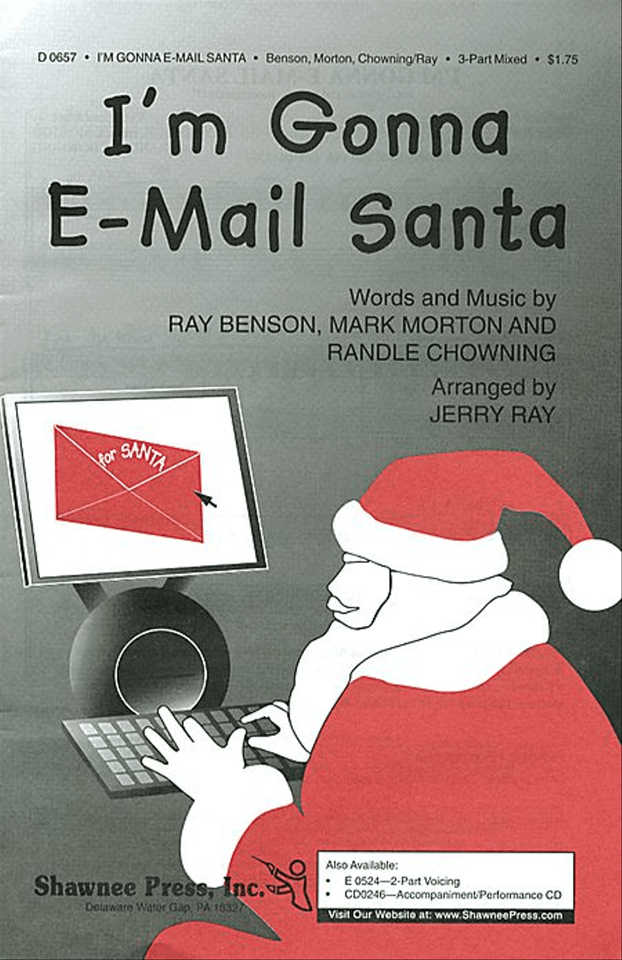 I'm Gonna E-Mail Santa 3-Part scores gallery preview page 1