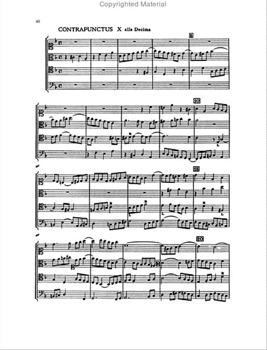 Bach's The Art of Fugue and A Companion to The Art of Fugue Piano Solo scores gallery preview page 2