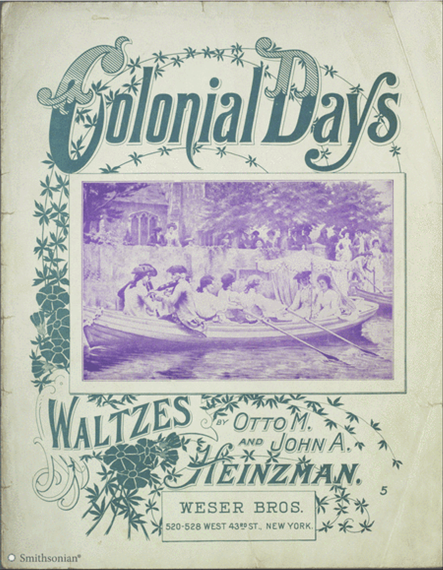 Colonial Days: Walzes Piano Solo scores gallery preview page 1