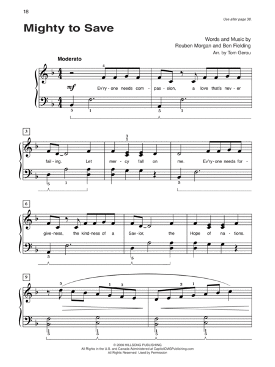 Alfred's Basic Piano Course Praise Hits, Level 3 Piano Method scores gallery preview page 22