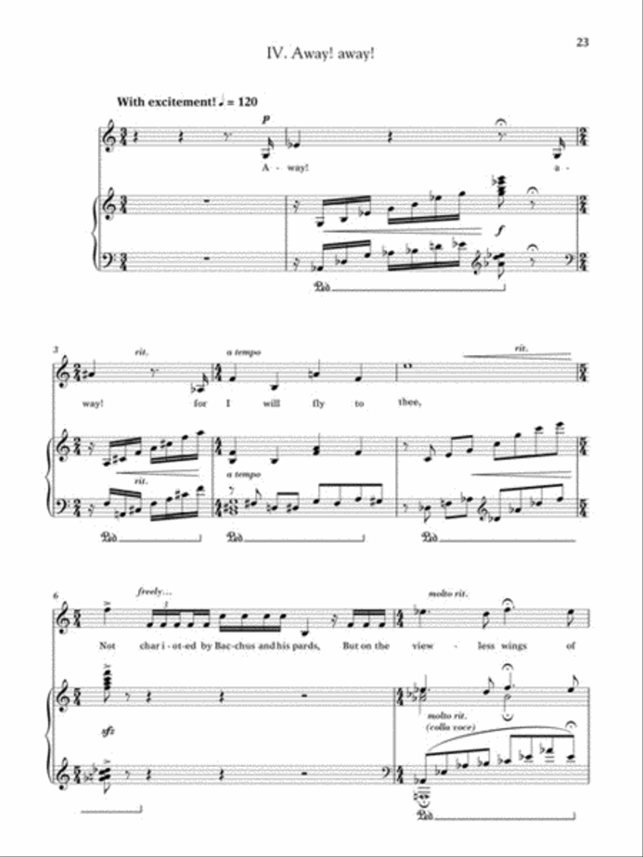 Ode to a Nightingale Baritone Horn scores gallery preview page 6