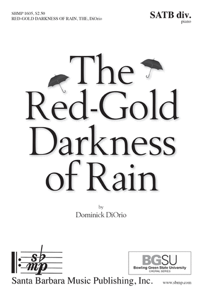The Red-Gold Darkness of Rain - SATB divisi octavo image number null