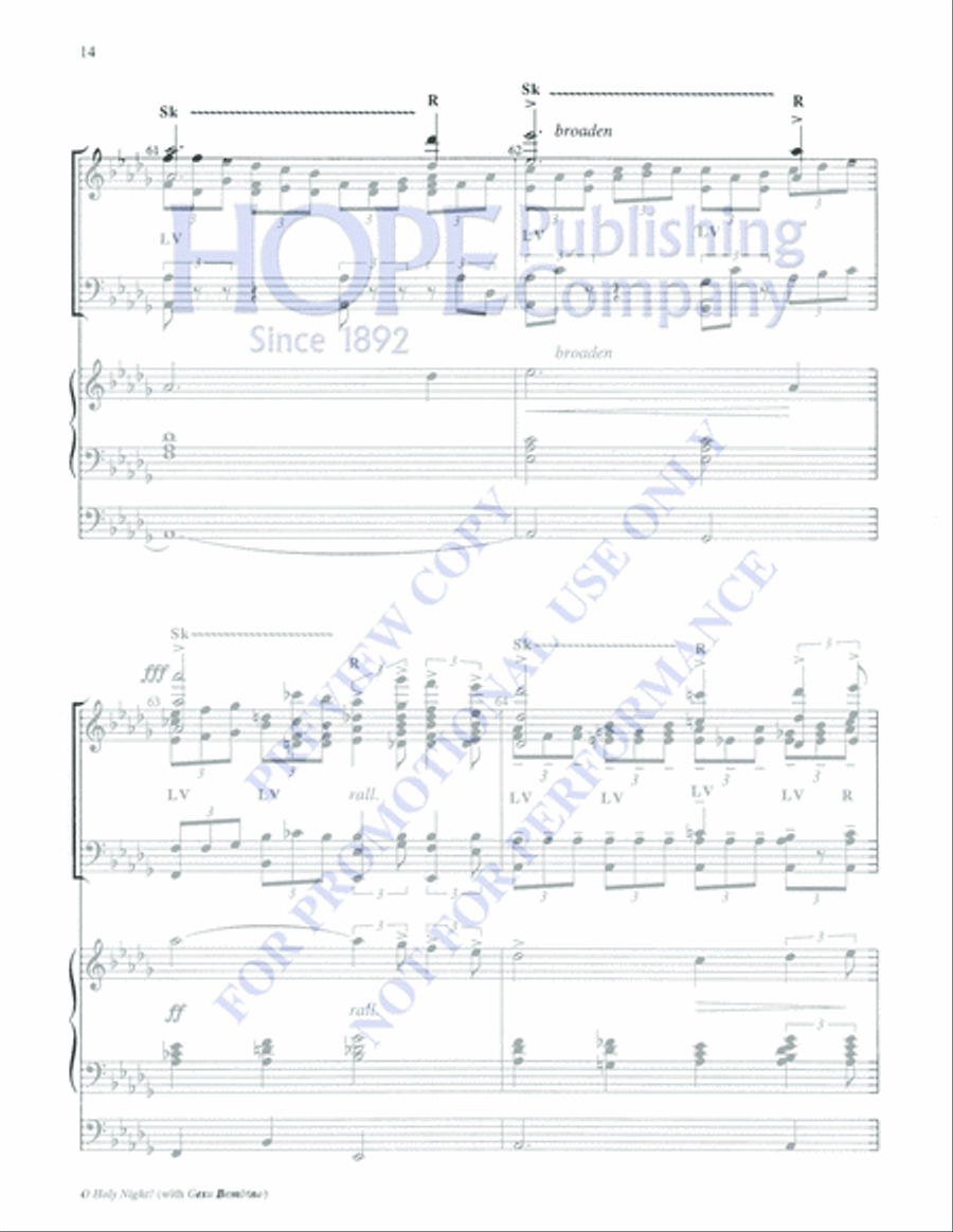 O Holy Night O Holy Night Orchestra scores gallery preview page 14