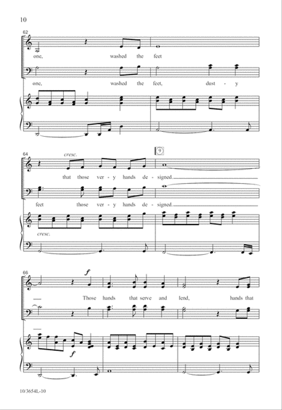His Hands His Hands 4-Part scores gallery preview page 11