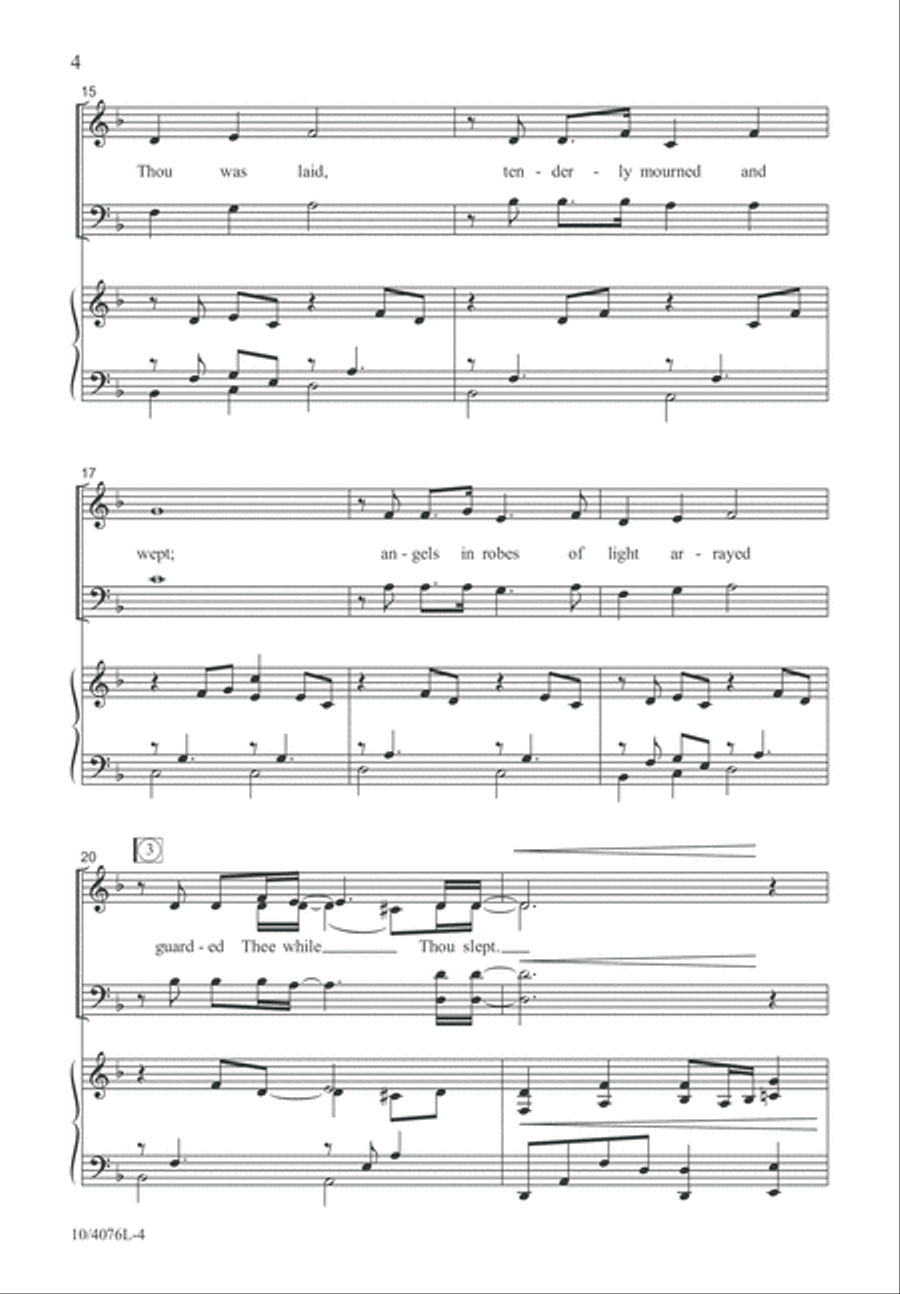 To Calvary 4-Part scores gallery preview page 5